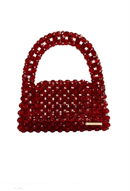 bag of beads burgundy small