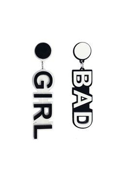 earrings BAD/GIRL