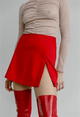 Mini skirt by FIOLESA RED