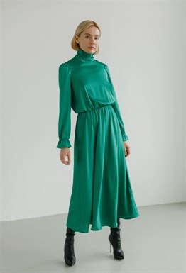 Midi Emerald Dress