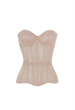 Corset SPARKLE NUDE