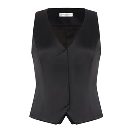 Vest BLACK SILK