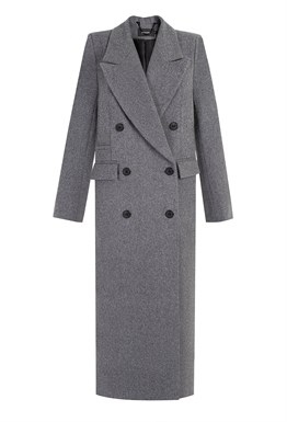 Grey Straight Coat