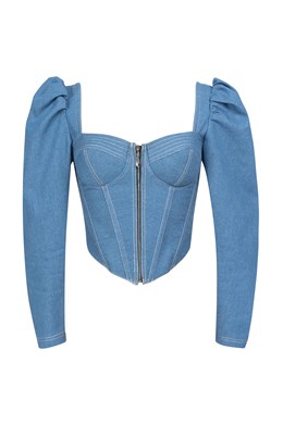 MARINA denim corset