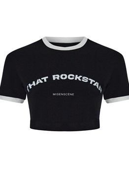 T-shirt ROCKSTAR T CROP