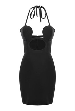 Dress with cups black