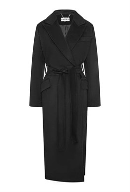 Slit Coat Black