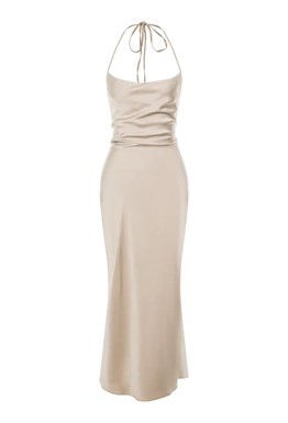 Midi dress platinum