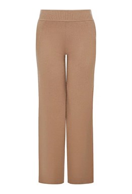 Cashmere pants beige