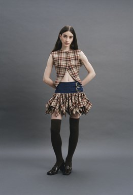 Debbie Buckle Mini Skirt