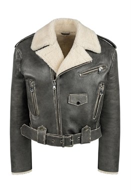Sheepskin coat
