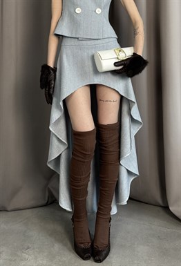 Cindy blue skirt