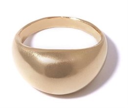 Gold-plated ring (convex)