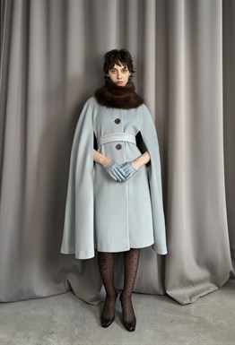 Gaby blue cape