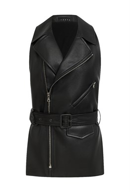 Leather vest