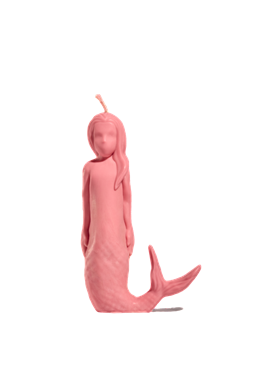 Beeswax candle "Amushka"