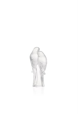 2 Parakeets sculpture