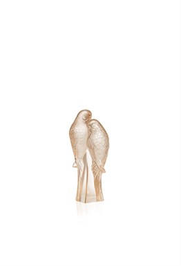 2 Parakeets sculpture