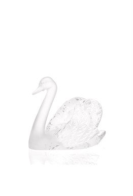Swan head up sculpture