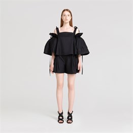 Black Magnolia blouse