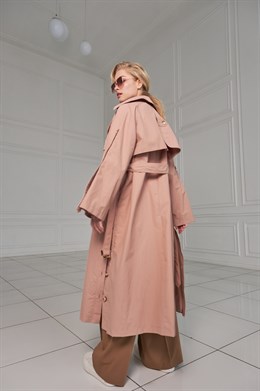 ANSEL slit trench coat