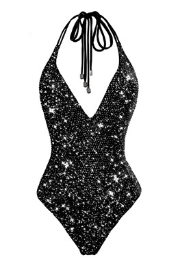 Monokini with Crystals