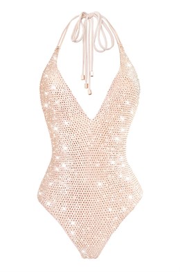 Monokini with crystals