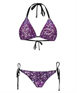 Swimsuit with crystals