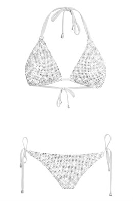 Swimsuit with crystals