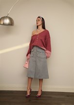 Skirt with buttons - photo 10207