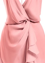 Midi Dress with Drapes - photo 10358