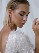 earrings circle in a circle - photo 12268