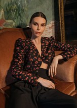 Cropped jacket top - photo 14144