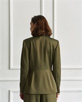 Slim fit jacket with patch inserts - photo 15550