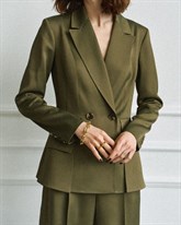 Slim fit jacket with patch inserts - photo 15551