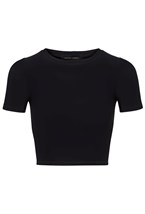 Cropped t-shirt "Black Motion" - photo 16351