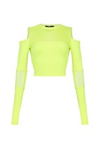 Cropped top "Neon flamingo" - photo 16379