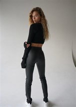 Leather leggings - photo 18083