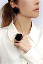 ring clips with rock crystal - photo 19966