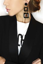 earrings squares - photo 19974