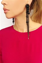 clips asymmetrical with natural agate - photo 19993