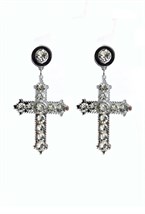 earrings crosses - photo 19994