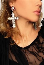 earrings crosses - photo 19995