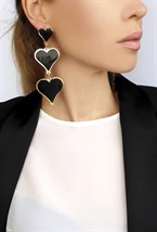 earrings Triple Hearts - photo 20016
