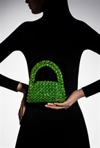 bag made of beads green small - photo 20032