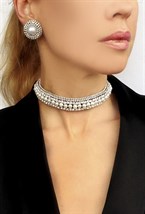 choker with pearl - photo 20050