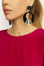 earrings with Roman pattern - photo 20077