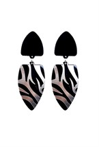 earrings zebra - photo 20090