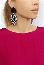 earrings zebra - photo 20091