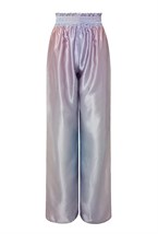 Satin Wide Stretch Waistband Modeling Pants - photo 20314